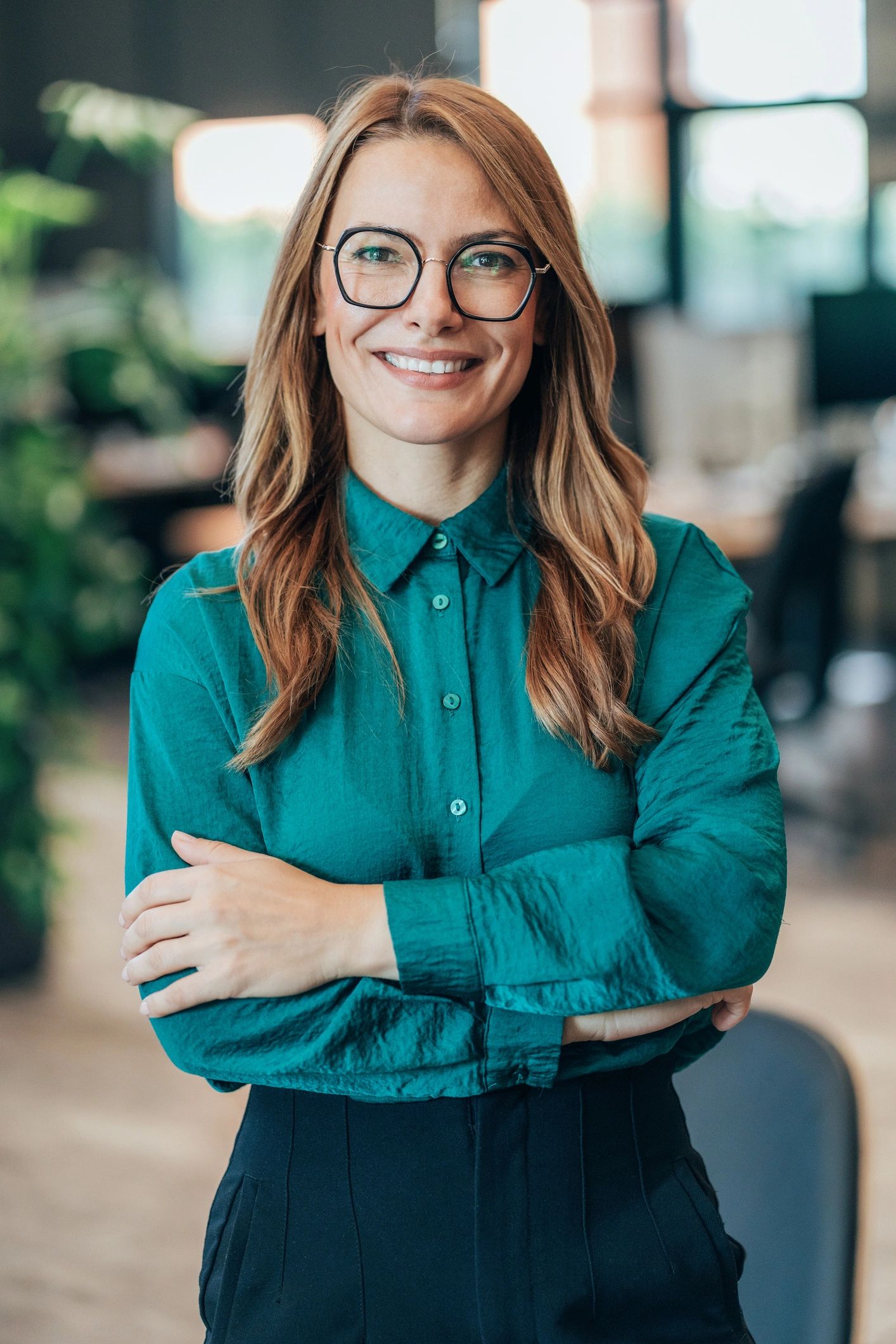 Business professional portrait for testimonial profile