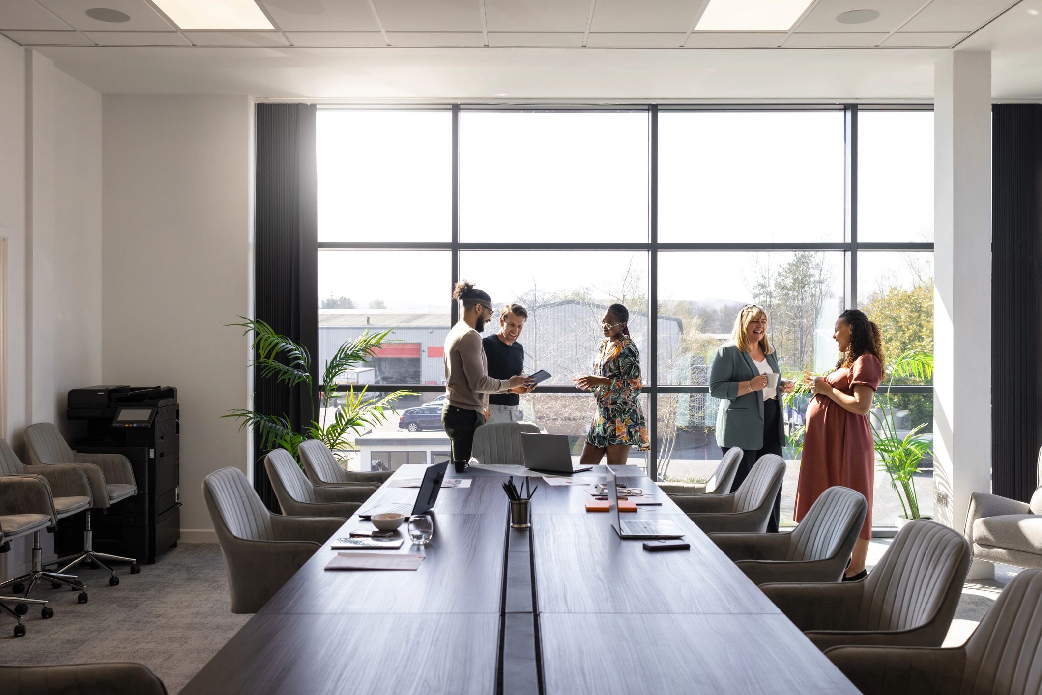 Business consulting team in a strategy meeting