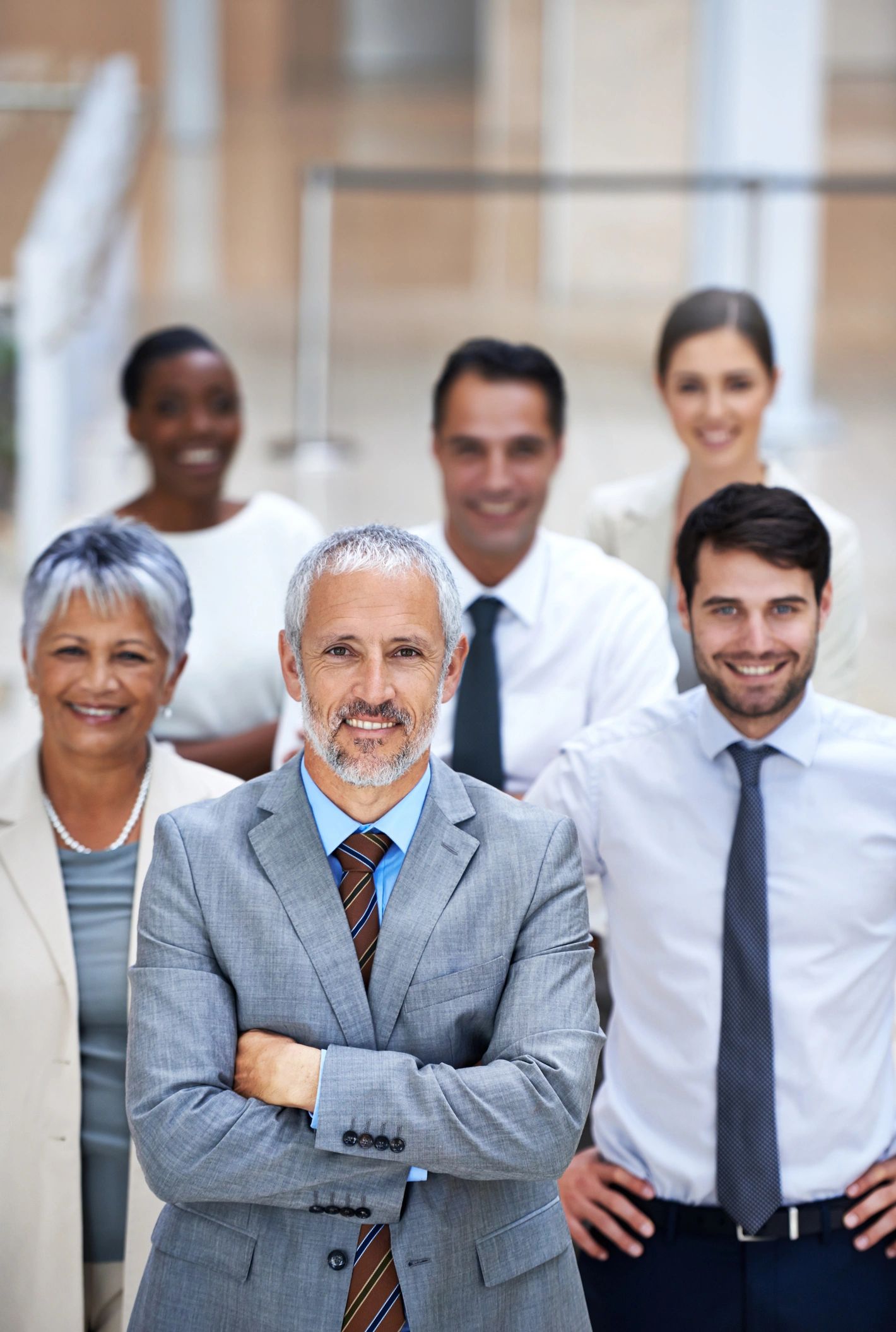 Professional consulting team portrait